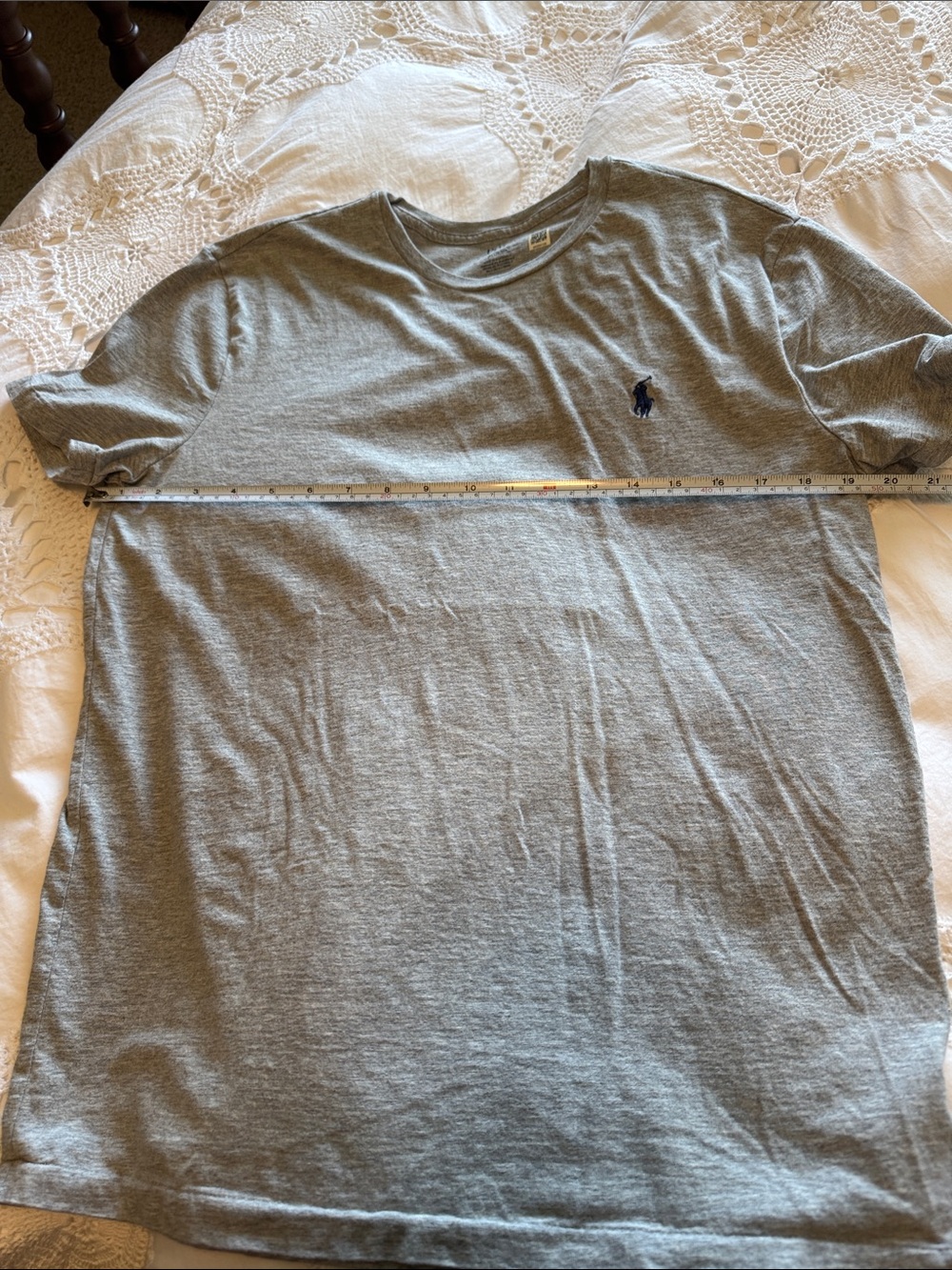 Polo by Ralph Lauren Heather Gray Short-Sleeve Crewneck Tee